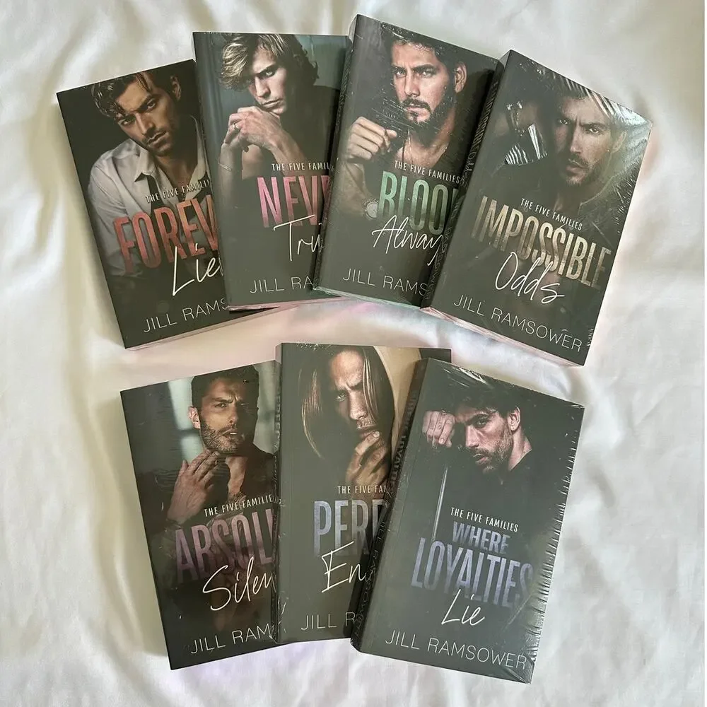 The Five Families Jill Ramsower Spicy Dark Mafia Romance Books 1-6 & Loyalties